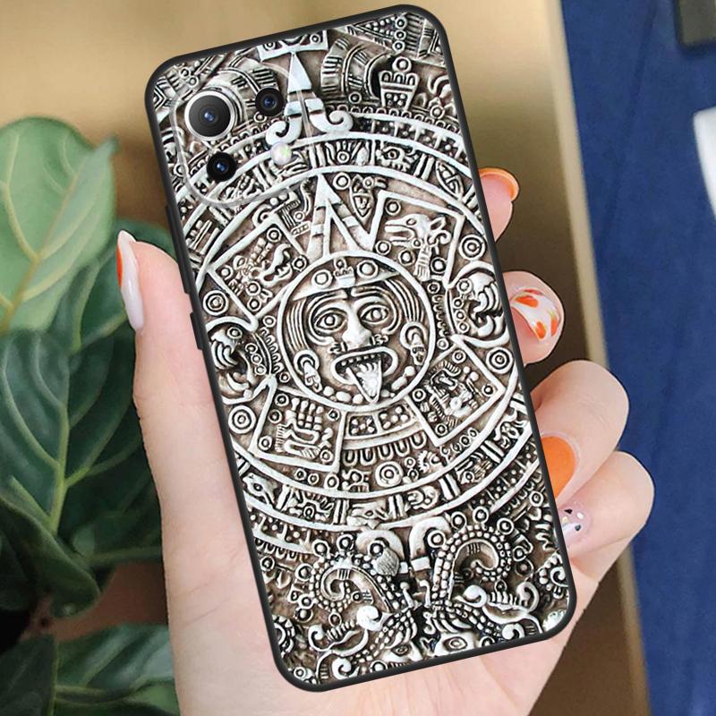 Чехол с календарем Майя для Xiaomi 15T 14T 13T Pro 14 15 Ultra 17 Pro Max POCO X7 F8 Pro X5 X6 F5 F6 F7 Чехол