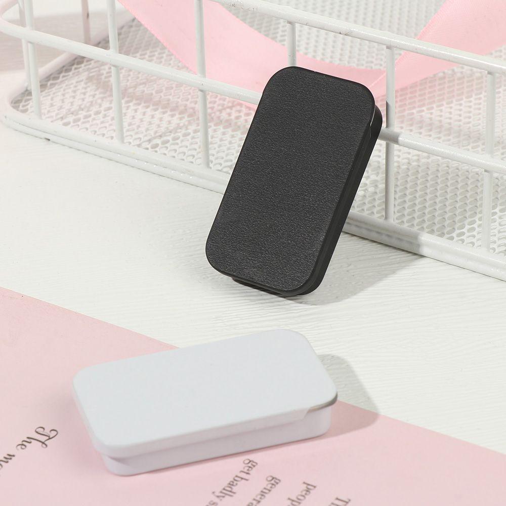 Eyebrow Soap Box Tinplate Push Box Containers Rectangular Empty Tins Home Organizer Small Storage