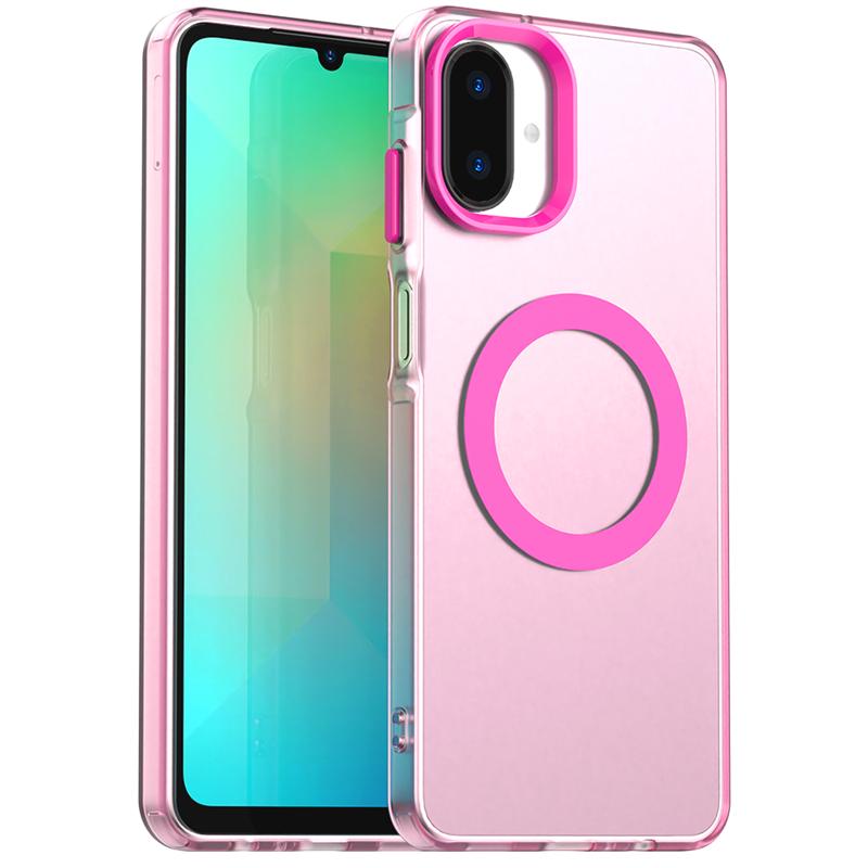 Магнитная Адсорбция Беспроводная Зарядка Прозрачный Чехол Для Samsung Galaxy A07 Прозрачная Задняя Панель Для Samsung A07 Чехол Для Samsung A07