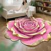 Non-slip Rose Floor Mat Special-shaped Door Blanket Durable Bathroom Floor Mat  Home Decor