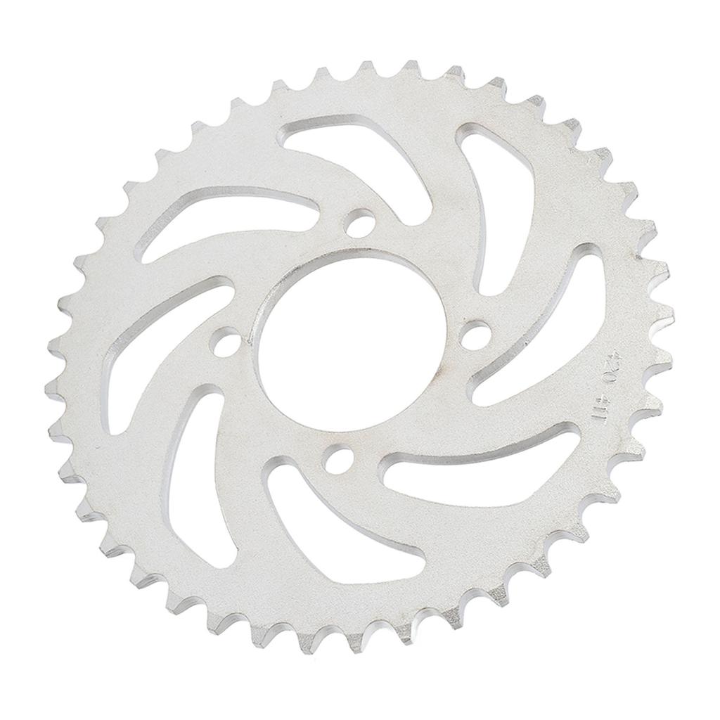 420 41T Задняя Звездочка Сталь Устойчивость к Коррозии Задняя Звездочка Цепи для Самодельного Карта, Квадроцикла, Легкого Мотоцикла