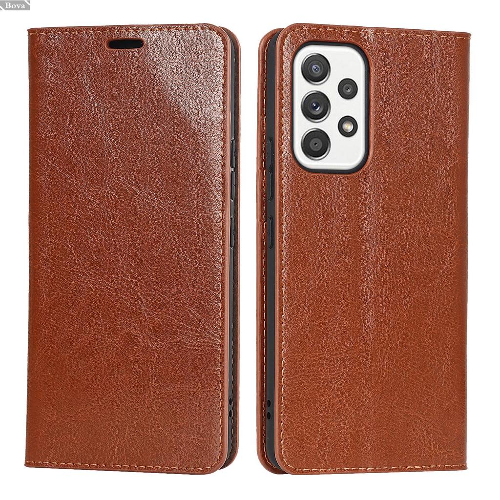 Роскошный кошелек из натуральной кожи чехол для Samsung Galaxy A53 A52 A52s 5G A51 A50 A50s флип-чехол сумки Capa Fundas Coque Business