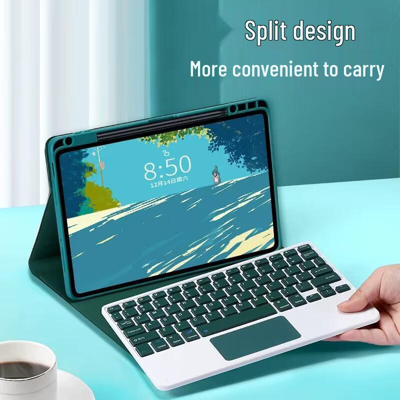 Совместимый чехол-клавиатура Bluetooth для планшета Honor X8a/X9 DNL-W09/Matepad SE 11 со слотом для стилуса