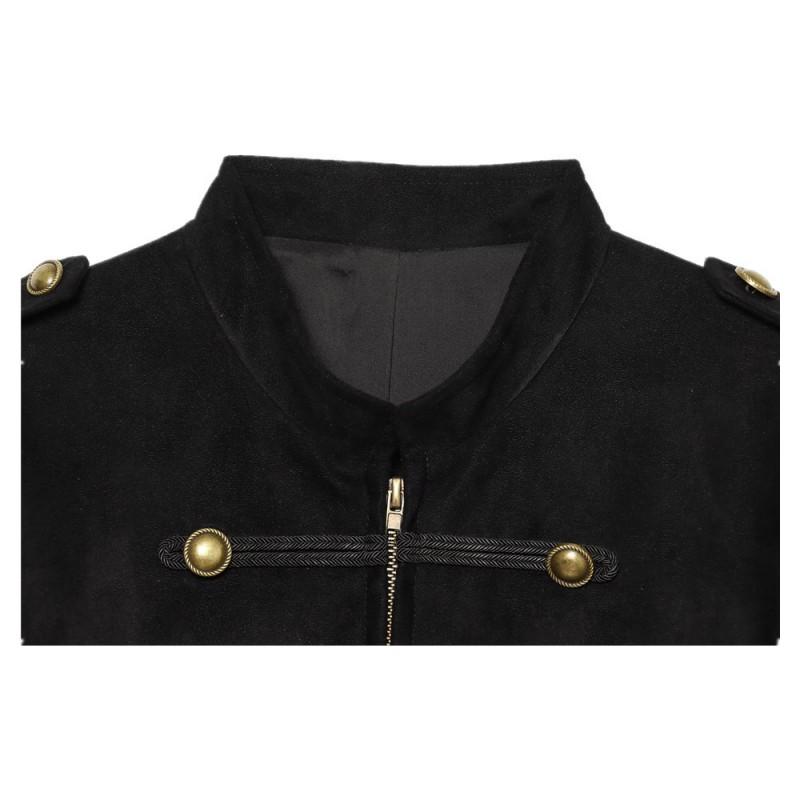 Womens Faux Leather Shoulder Padded Bomber Jacket Solid Color Stand Collar Zip Up Outerwear