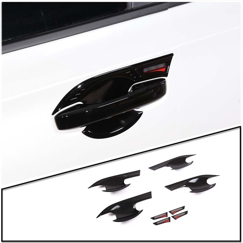 Exterior Door Handle Bowl Cover Trims Door Bowl Protector Sticker Car Accessories For Honda Civic 11th Gen FE FL1