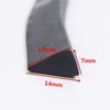 5-метровая мягкая треугольная полоска, водонепроницаемая, пылезащитная, резиновая, губчатая, противоударная, пенопластовая, звукоизоляционная полоска, уплотнительная лента для оборудования
