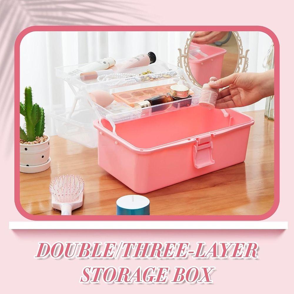 Jewelry Case Storage Case Nail Art Box Desktop Organizer Portable Storage Box Student Stationery