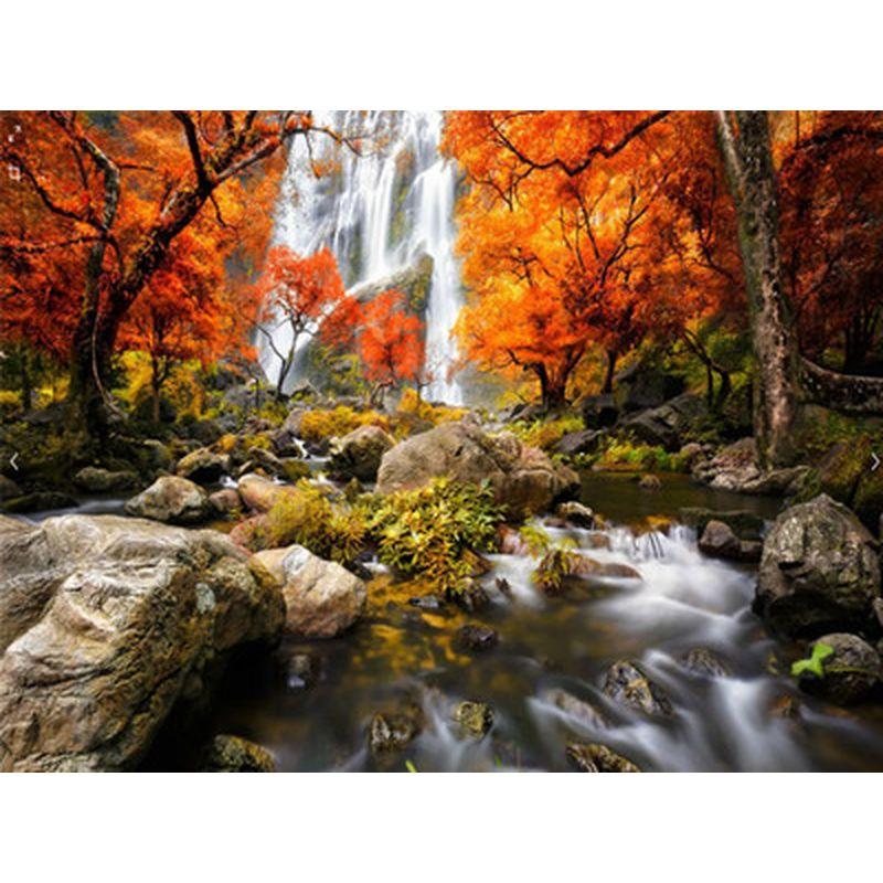 5d Diy Полная круглая алмазная картина Пейзаж Diy Алмазная вышивка крестом Украшение для дома