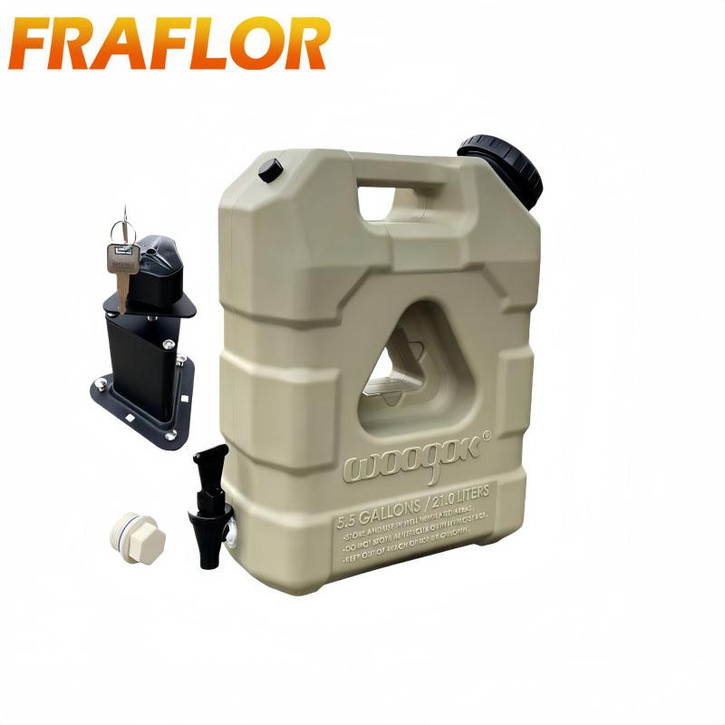20 LiterS 21L Food Grade LLDPE Fresh Water Holding Tank for Truck Trailer RV Car Camping Drinking Water Bucket Water Storage Box