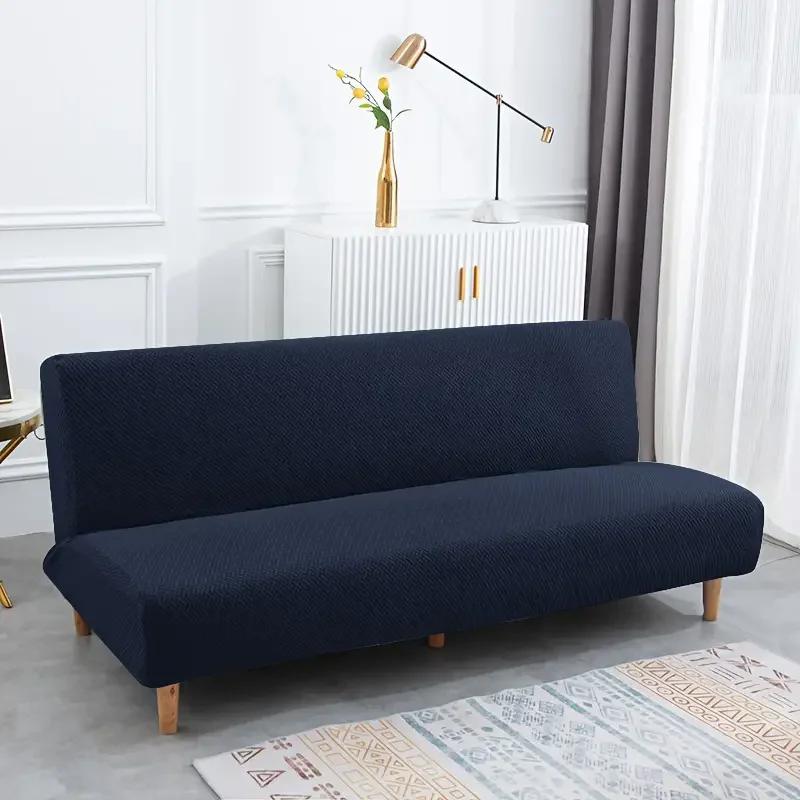 Чехлы для диванов из жаккарда, высококачественные чехлы для диванов без подлокотников для гостиной, растягивающиеся складные чехлы для домашних диванов