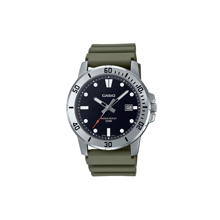 Casio Мужские часы Стандартная серия 45 мм Черные MTP-VD01-3EV MTP-VD01-3EV