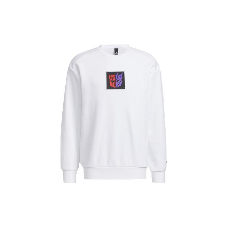 Adidas X Transformers Limited Edition Tiger Year Graphic Print Crew Neck Sweatshirt Men Tops White HM7450