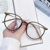 Anti-blue Light Glasses Round Metal Eyewear Women Man Daily Commute Eyeglasses Blue Light Blocking Man Lady Computer Eyeglas