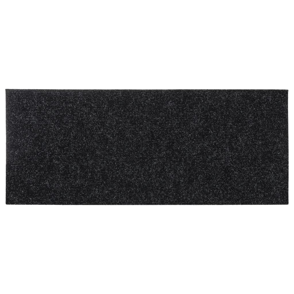 Vidaxl Samoprzylepne Nakładki Na Schody, 15 Szt., 60X25 Cm, Czarne