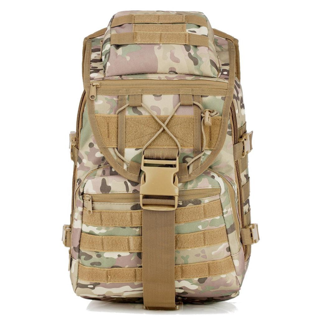 Рюкзак штурмовой рюкзак многофункциональный камуфляж уличный тактический мешок военное снаряжение большой емкости 40 л водонепроницаемый прочный военный рюкзак