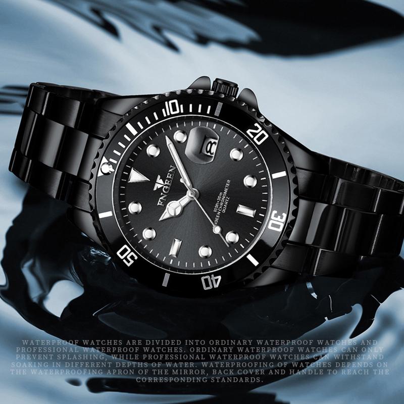 FNGEEN Top Brand Luxury Fashion Diver Watch Men 30M Waterproof Date Clock Sport Watches Men Quartz Wristwatch Relogio Masculino