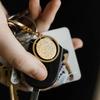 Брелок с исламской каллиграфией Шахада Нержавеющая сталь Брелок Поворотные брелоки