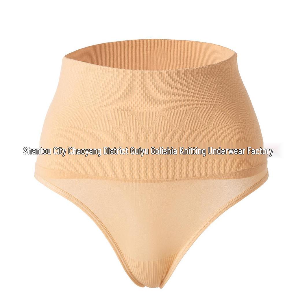 Европейские и американские бесшовные стринги с рубчиком для контроля живота больших размеров - Женское корректирующее белье с низкой посадкой