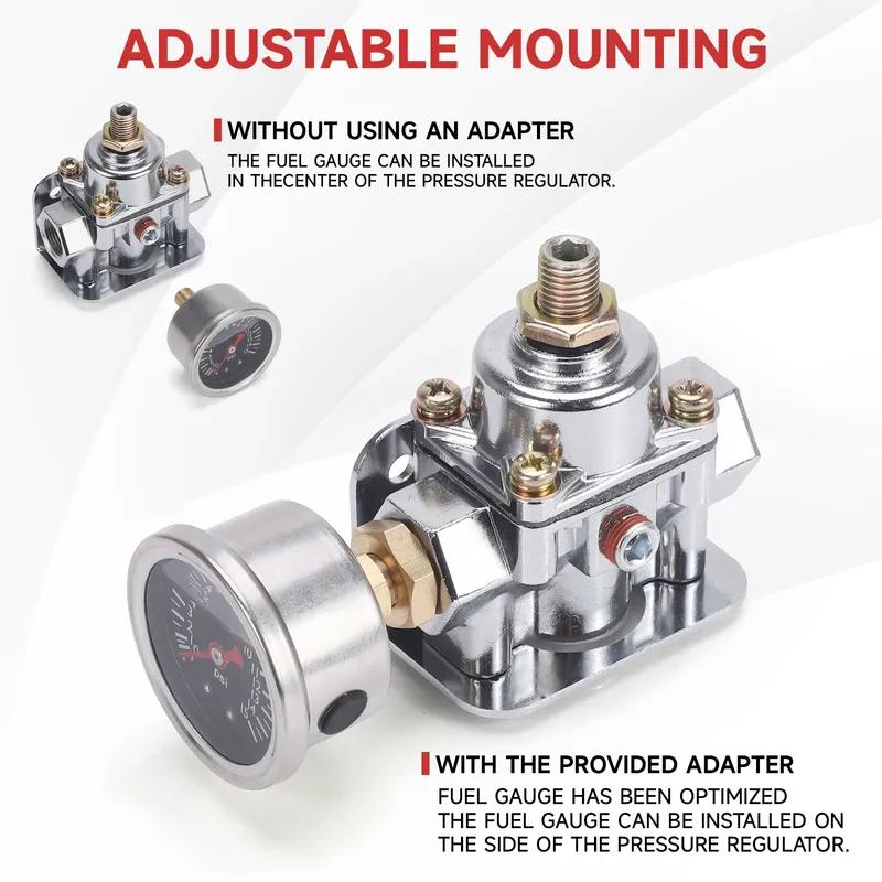 CNSPEED New Designed to precisely control the fuel pressure from the fuel pump to the carburetor 12-803 For Holley and Edelbrock