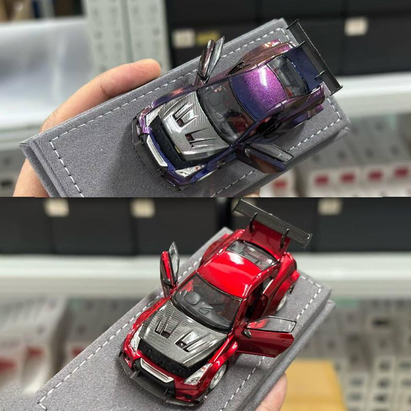 AOC 1/64 GTR 35 RR Сплав Автомобиль Статический Литой Коллекция Транспортных Средств Модель Автомобиля Игрушка