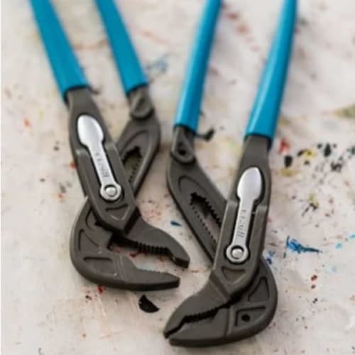 Hazet 760-2 Water Pump Pliers, Grip Pliers, Plumbing Tool, Quick Adjustment, Large Diameter, Maximum Opening Width 50mm, Total Length 260mm, Professio