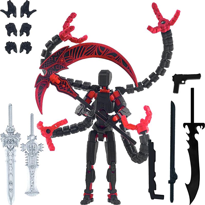 Фигурка Titan 13, 3D-печатный многосочлененный подвижный робот T13 с полной артикуляцией Фигурка Lucky 13 Nova 13 Action