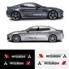 2 шт. Декоративные наклейки на кузов боковой двери автомобиля Для MITSUBISHI Lancer EX 10 Lancer X Outlander ASX Colt Pajero Автомобильные аксессуары