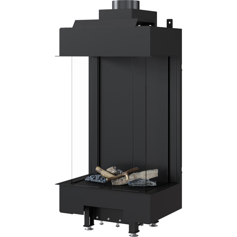 Газовый камин KRATKI LEO 45/68 тройное остекление пропан-бутан FI 100/150 4,1 кВт