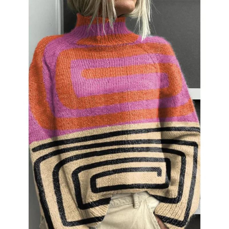 XS-6XL Разнообразие опциональных новейших рождественских свитеров-верхней одежды в стиле кэжуал с абстрактным принтом 2025 года