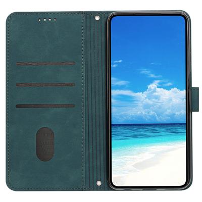 Чехол для Samsung Galaxy A56 5G с подставкой для просмотра, чехол для телефона из ПУ кожи с тисненым узором
