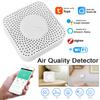 Tuya ZigBee 6-в-1 Умный Wi-Fi Детектор Качества Воздуха PM2.5 Формальдегид ЛОС CO2 Температура Влажность Датчик Воздушной Камеры Через Alexa