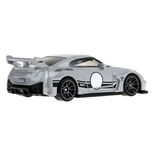 Hot Wheels Basic Car LB-Silhouette Works GT Nissan 35GT-RR Ver.2 Vehicle Toy, Diecast Car, Ages 3 and Up, White, HXR28