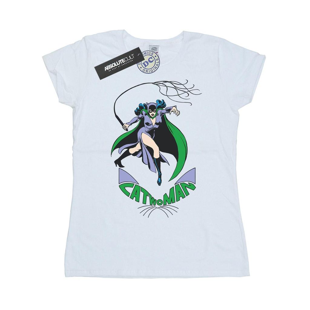DC Comics Womens/Ladies Catwoman Whip Cotton T-Shirt