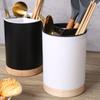 Utensil Holder Cutlery Drainer Kitchen Tableware Storage Bucket Plastic Chopstick Spoon Storage Rack Detachable Kitchen Tools