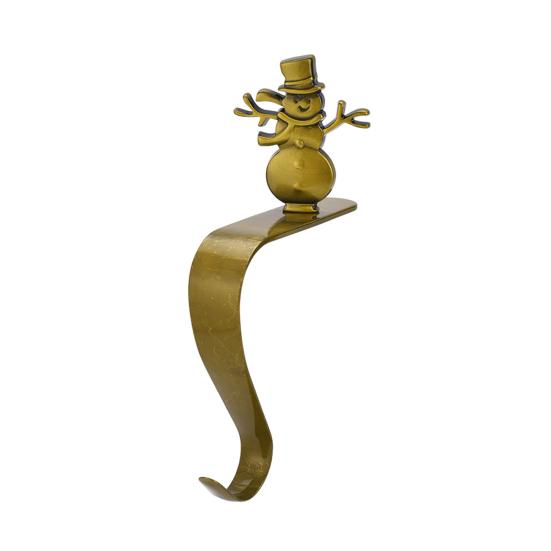 Рождественский крючок для чулка Нескользящий металлический держатель для чулка Олень Снежинка Снеговик Дерево Каминный крючок для подвешивания рождественских украшений Венков Украшение для вечеринки