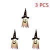 Halloween Decoration LED Flashing Light Festival Dress Up Glowing Wizard Ghost Hat Lamp Horror Atmosphere Decor Hanging Lantern