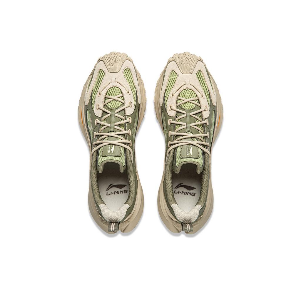 Li Ning Trendy Sports Comfortable Versatile Shock Absorbing Wear Resistant Low Top Casual Shoes Unisex Casual Shoes AZGV289-3