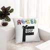 F Abc Letter E D Pillow Cases Christmas Boys Birthday Gamer Cushion Cover Zipper Decorative Pillow Cover for Sofa