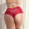 Сексуальные кружевные стринги больших размеров для женского нижнего белья без следов, свободные Трусики с высокой талией