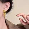 Серьги-цветы в стиле ретро с металлическими кисточками для женщин – элегантный дизайн высокого класса