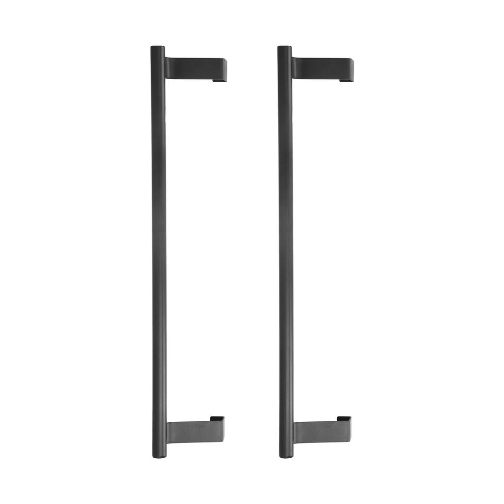 D5 2 шт. Вешалка для полотенец Подвесная Без сверления Без гвоздей Дверца шкафа Вешалка для полотенец для дома Отеля 36 см Полка-держатель для полотенец для ванной