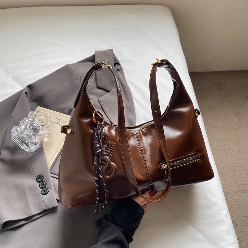 Новая трендовая сумка модная женская нишевая повседневная универсальная сумка-мессенджер в стиле ретро, сумка-тоут, сумка под мышкой