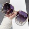 New Large Frame Square Sunglasses Women'S Brand Designer Fashion Sun Glasses Women Outdoor Travel Eyewear Uv400