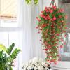 Шелк Искусственный Подвесной Цветок Разноцветный Имитация Растений Лиана Свадебные Сувениры