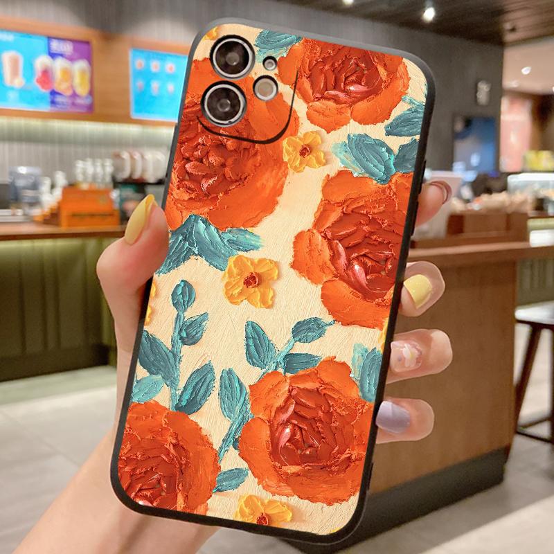 Чехол для телефона с узором для Samsung Galaxy A71 A51 A31 A11 A70 A50 A50S A30S A01 A21S A10 A20 A30 Цветочный чехол-накладка из ТПУ силикона