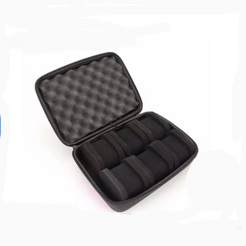 1Pcs Hard Eva Watch Storage Case With 6/8 Slots Soft Shockproof Lining Perfect For Home Travel Watch Collection