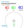Автоматический дозатор мыла с RGB-подсветкой, бесконтактным управлением, 3-ступенчатым пенообразованием, инфракрасной индукцией