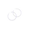 Simple Candy Color Personality Geometric Round Earrings Women Jewelry Hoop Earrings C-shaped