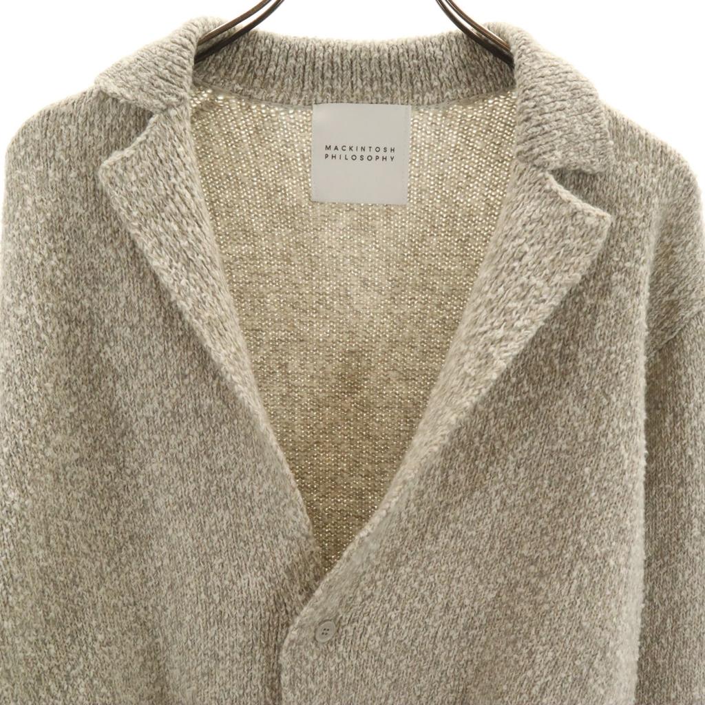 MACKINTOSH PHILOSOPHY Трикотажный кардиган с длинным рукавом 42 серый Мужской Б/У