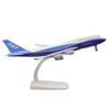 20 см Оригинальная модель самолета B747 Реплика из сплава Сувенирный самолет Подарок с подставкой для колес Коллекционный для любителя авиации